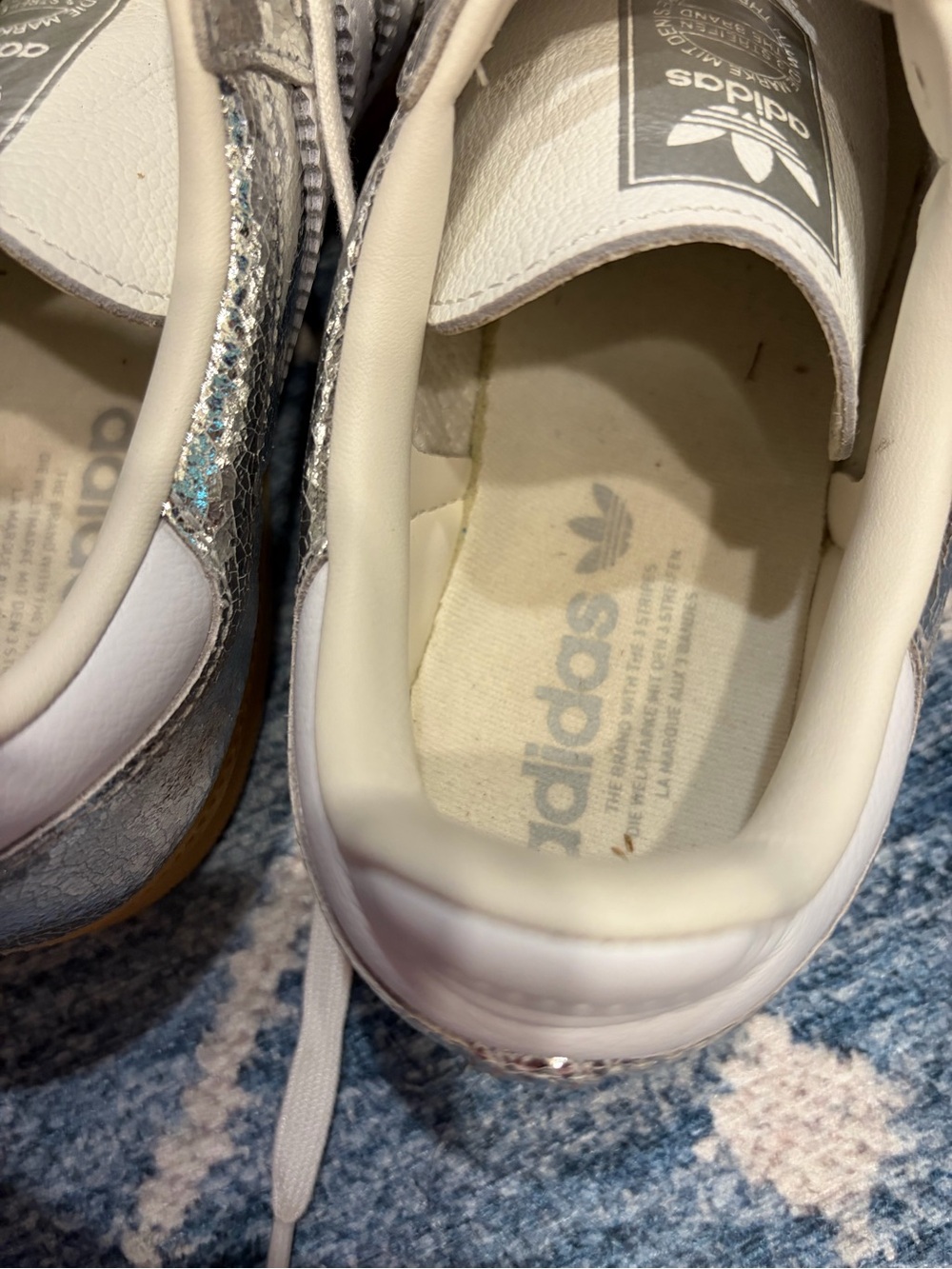 Adidas Samba Metallic Silver - Picture 3 of 9